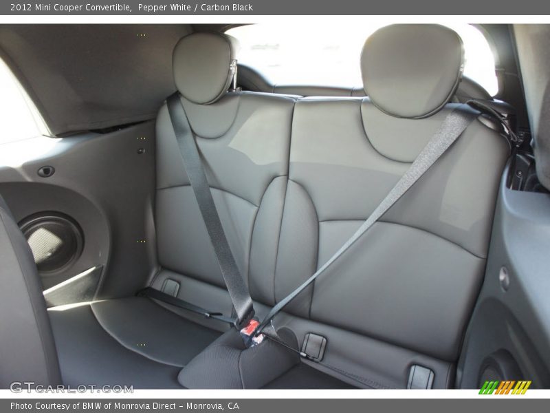 Pepper White / Carbon Black 2012 Mini Cooper Convertible