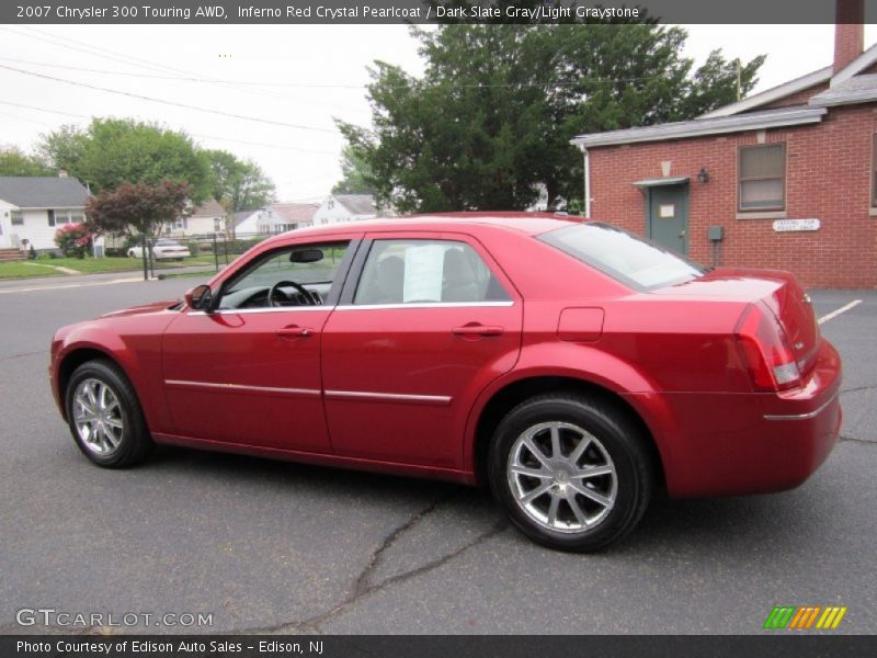 Inferno Red Crystal Pearlcoat / Dark Slate Gray/Light Graystone 2007 Chrysler 300 Touring AWD