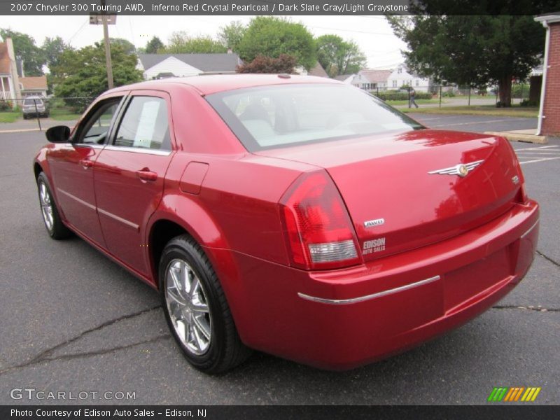 Inferno Red Crystal Pearlcoat / Dark Slate Gray/Light Graystone 2007 Chrysler 300 Touring AWD