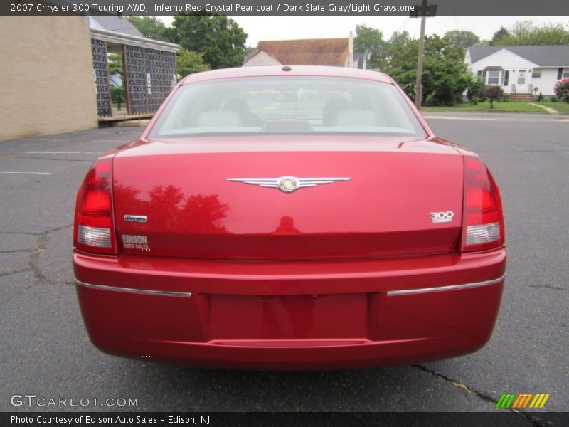 Inferno Red Crystal Pearlcoat / Dark Slate Gray/Light Graystone 2007 Chrysler 300 Touring AWD