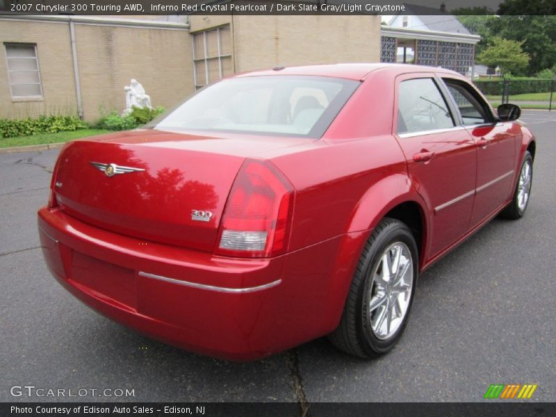 Inferno Red Crystal Pearlcoat / Dark Slate Gray/Light Graystone 2007 Chrysler 300 Touring AWD