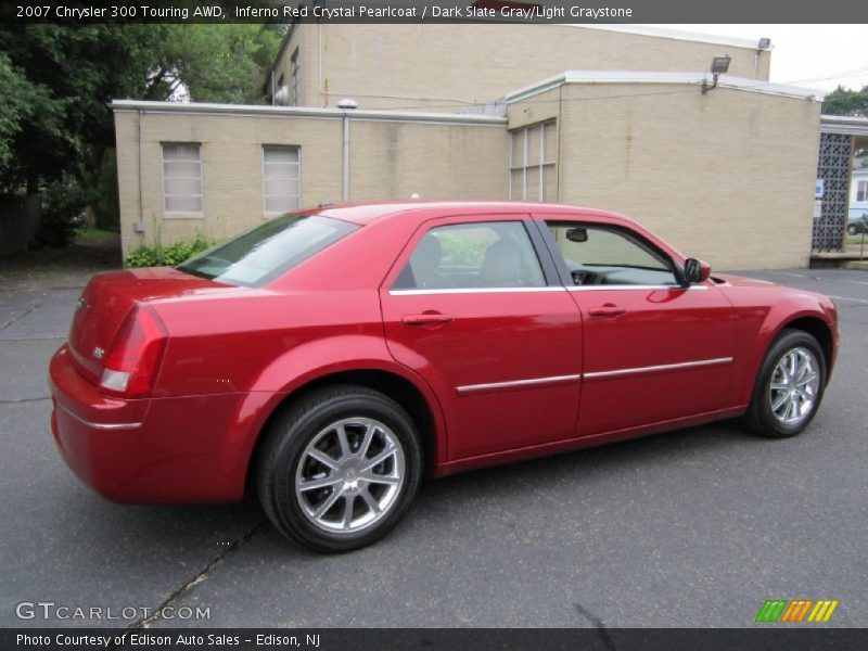 Inferno Red Crystal Pearlcoat / Dark Slate Gray/Light Graystone 2007 Chrysler 300 Touring AWD