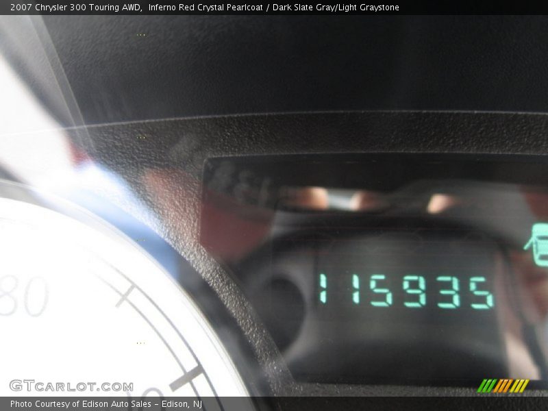 Inferno Red Crystal Pearlcoat / Dark Slate Gray/Light Graystone 2007 Chrysler 300 Touring AWD