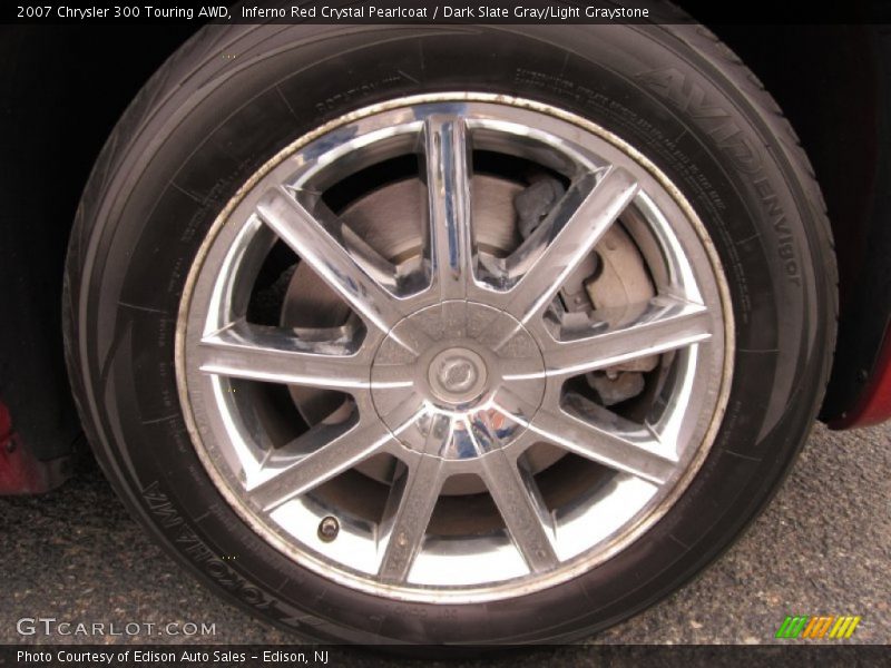 Inferno Red Crystal Pearlcoat / Dark Slate Gray/Light Graystone 2007 Chrysler 300 Touring AWD
