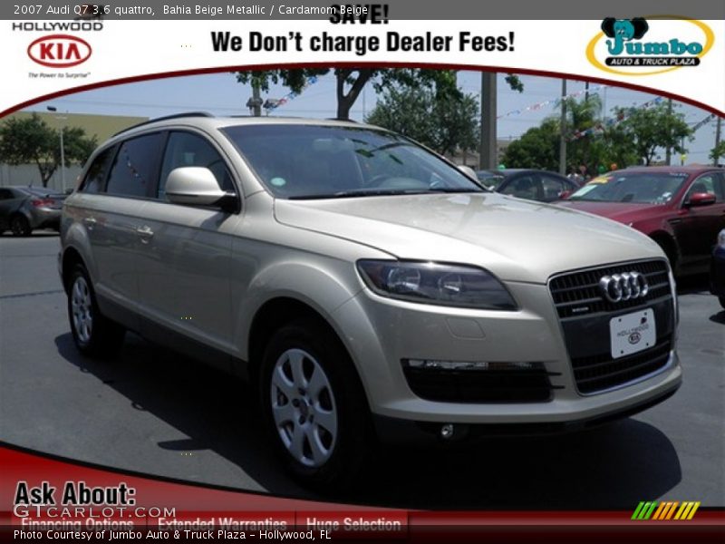 Bahia Beige Metallic / Cardamom Beige 2007 Audi Q7 3.6 quattro