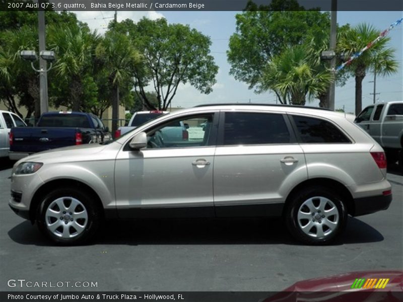 Bahia Beige Metallic / Cardamom Beige 2007 Audi Q7 3.6 quattro
