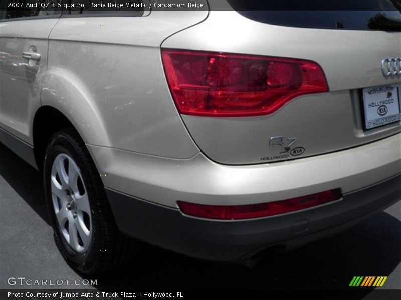 Bahia Beige Metallic / Cardamom Beige 2007 Audi Q7 3.6 quattro