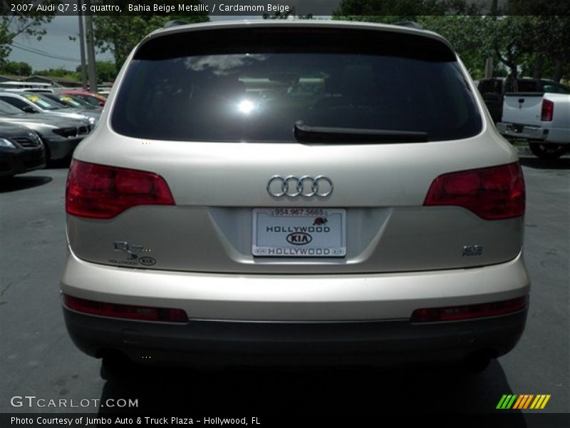 Bahia Beige Metallic / Cardamom Beige 2007 Audi Q7 3.6 quattro