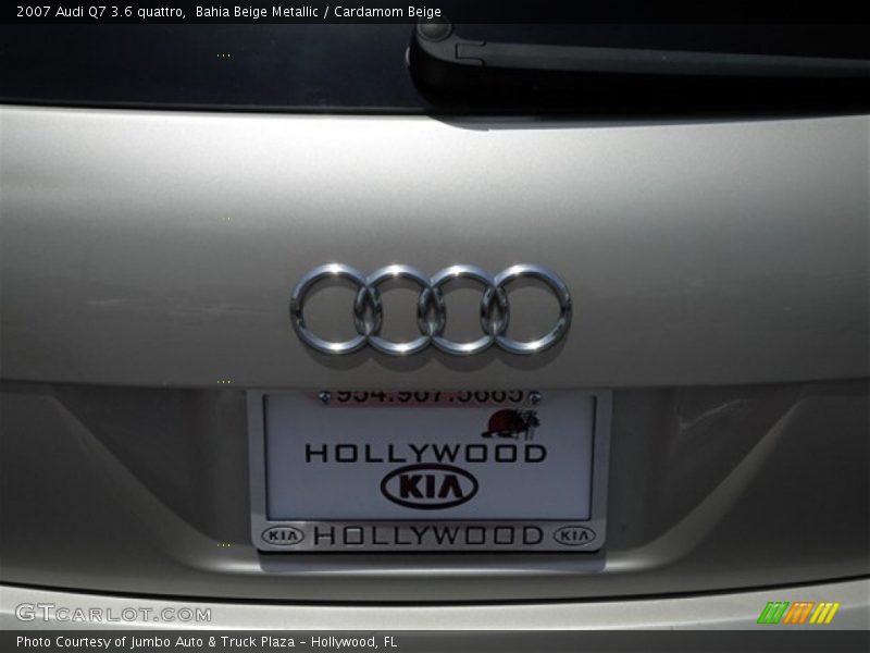Bahia Beige Metallic / Cardamom Beige 2007 Audi Q7 3.6 quattro