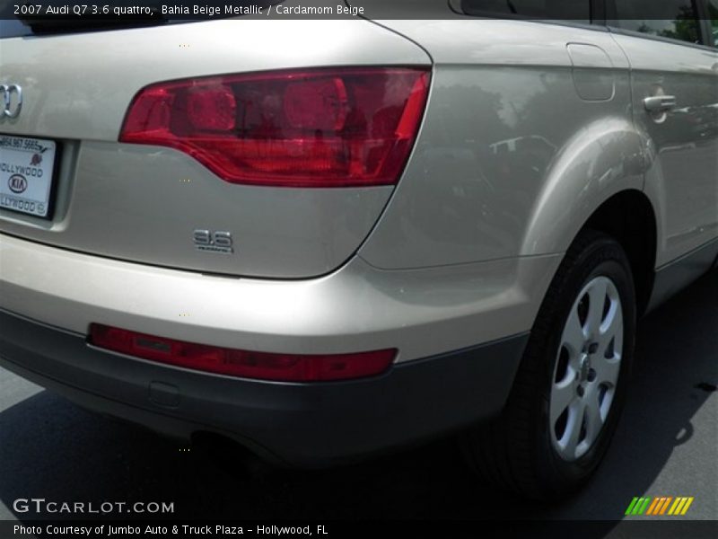 Bahia Beige Metallic / Cardamom Beige 2007 Audi Q7 3.6 quattro