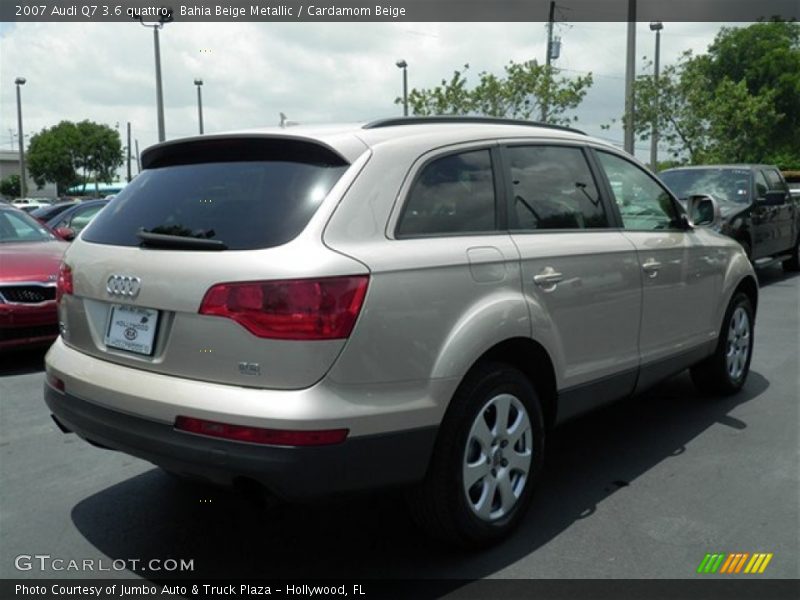 Bahia Beige Metallic / Cardamom Beige 2007 Audi Q7 3.6 quattro