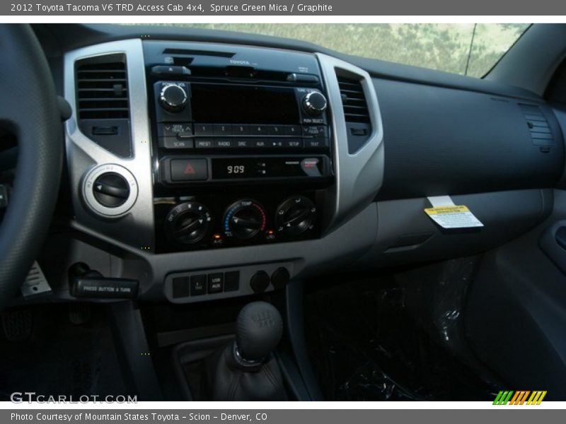 Spruce Green Mica / Graphite 2012 Toyota Tacoma V6 TRD Access Cab 4x4
