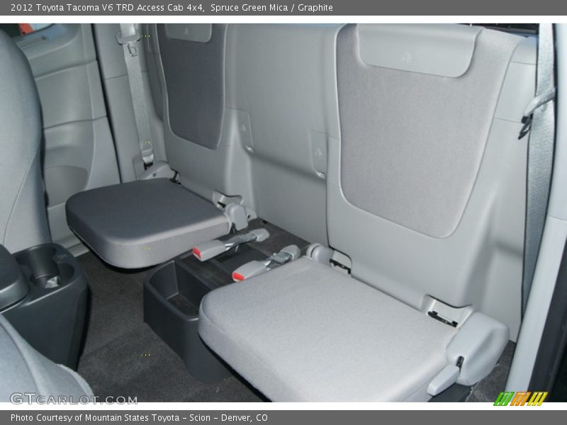 Spruce Green Mica / Graphite 2012 Toyota Tacoma V6 TRD Access Cab 4x4