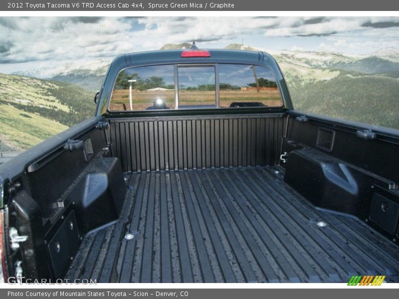 Spruce Green Mica / Graphite 2012 Toyota Tacoma V6 TRD Access Cab 4x4
