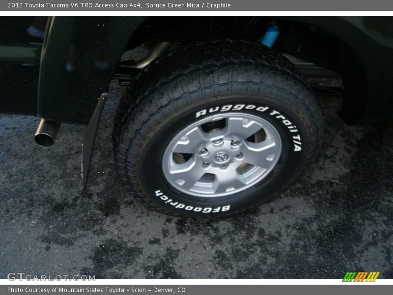 Spruce Green Mica / Graphite 2012 Toyota Tacoma V6 TRD Access Cab 4x4