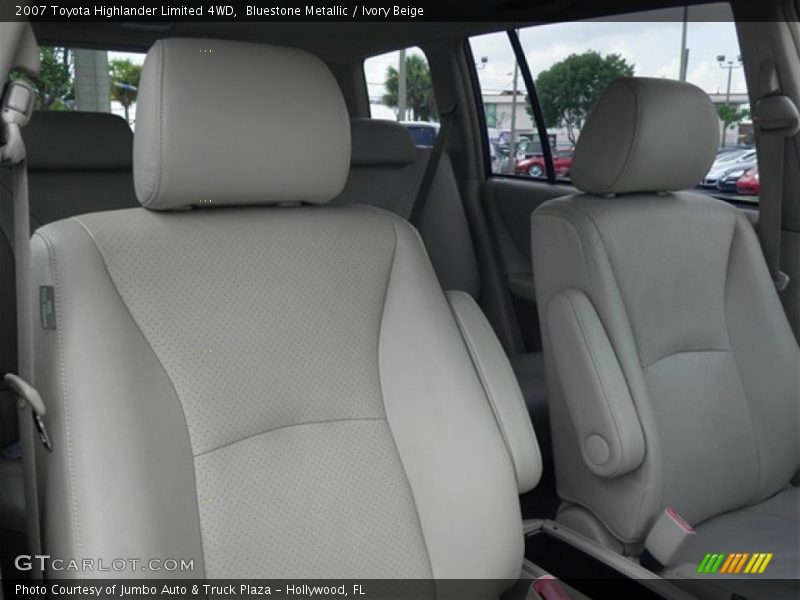 Bluestone Metallic / Ivory Beige 2007 Toyota Highlander Limited 4WD