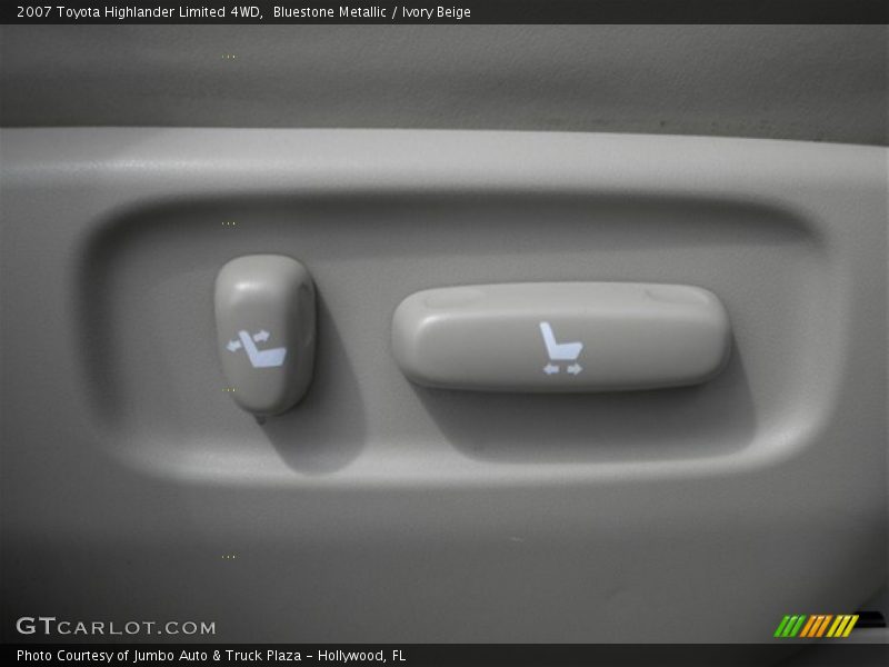 Bluestone Metallic / Ivory Beige 2007 Toyota Highlander Limited 4WD