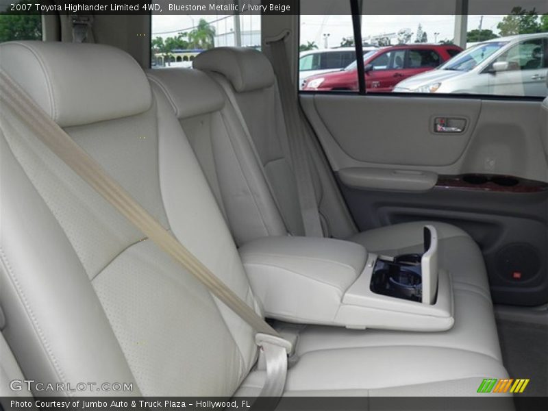 Bluestone Metallic / Ivory Beige 2007 Toyota Highlander Limited 4WD