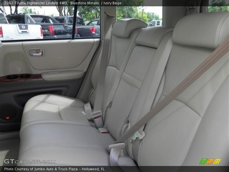 Bluestone Metallic / Ivory Beige 2007 Toyota Highlander Limited 4WD