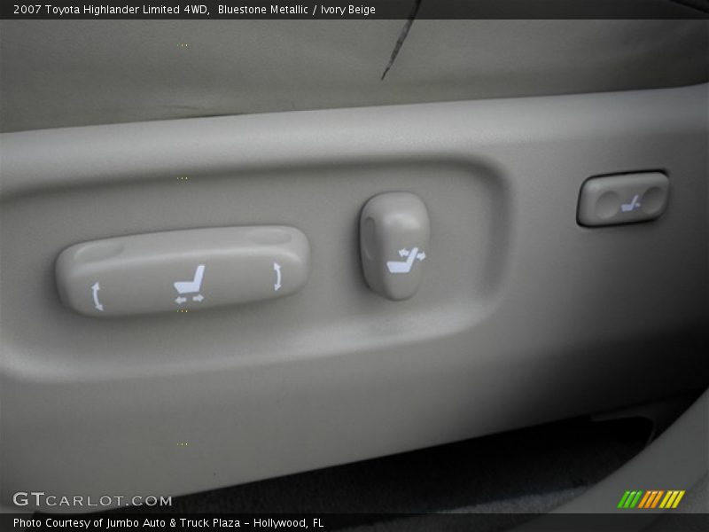Bluestone Metallic / Ivory Beige 2007 Toyota Highlander Limited 4WD