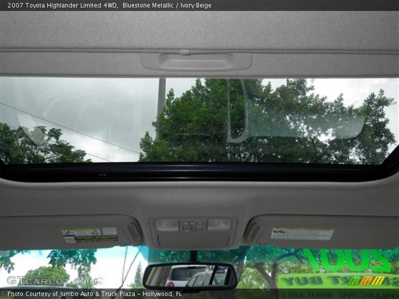 Bluestone Metallic / Ivory Beige 2007 Toyota Highlander Limited 4WD