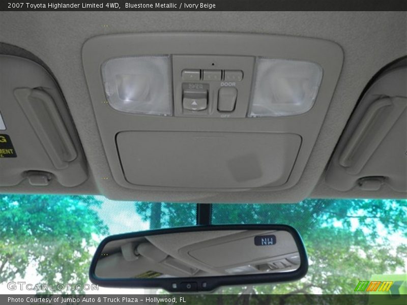 Bluestone Metallic / Ivory Beige 2007 Toyota Highlander Limited 4WD