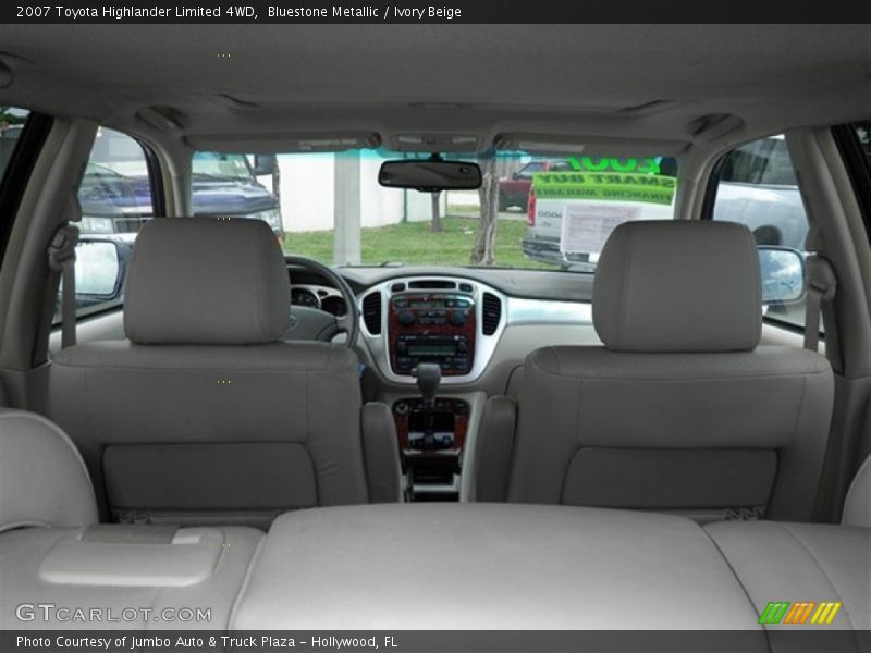 Bluestone Metallic / Ivory Beige 2007 Toyota Highlander Limited 4WD