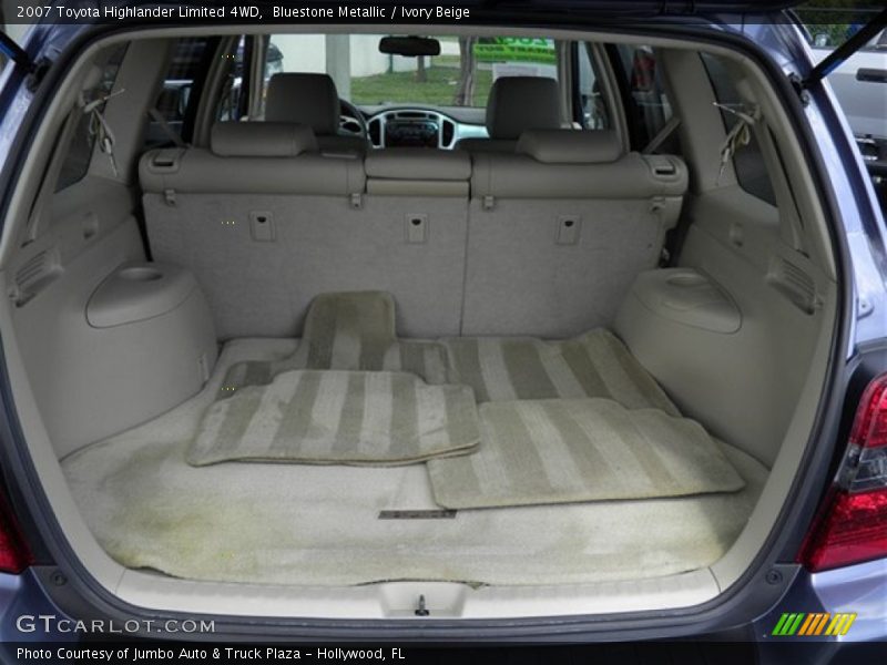 Bluestone Metallic / Ivory Beige 2007 Toyota Highlander Limited 4WD