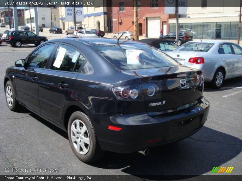 Black Mica / Black 2007 Mazda MAZDA3 i Sedan