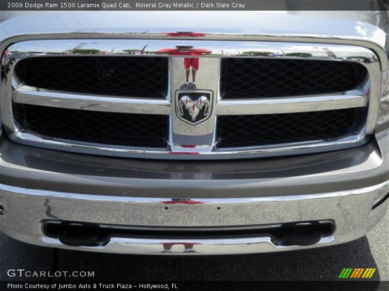 Mineral Gray Metallic / Dark Slate Gray 2009 Dodge Ram 1500 Laramie Quad Cab