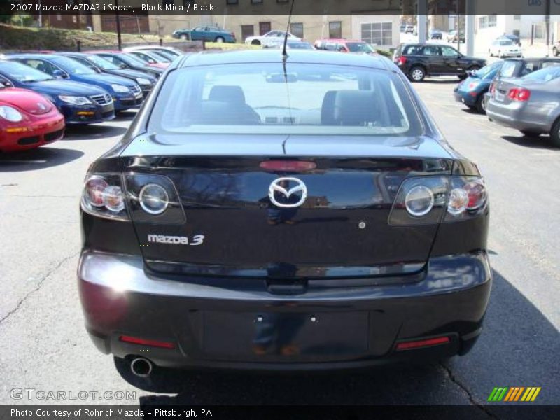 Black Mica / Black 2007 Mazda MAZDA3 i Sedan