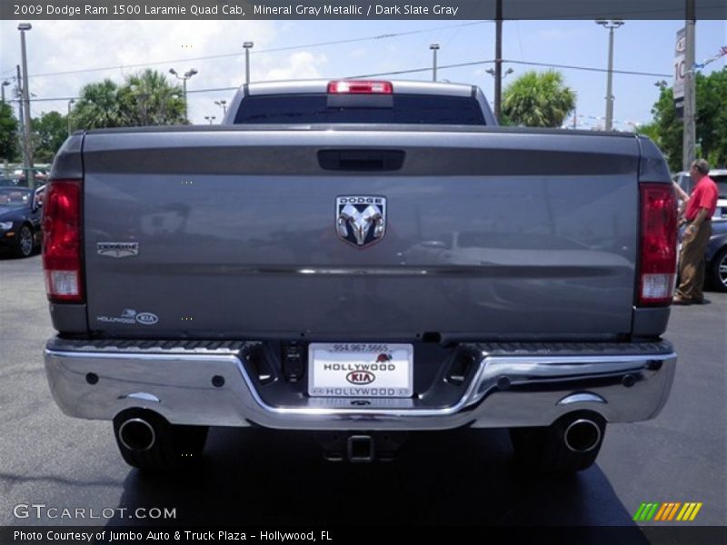Mineral Gray Metallic / Dark Slate Gray 2009 Dodge Ram 1500 Laramie Quad Cab