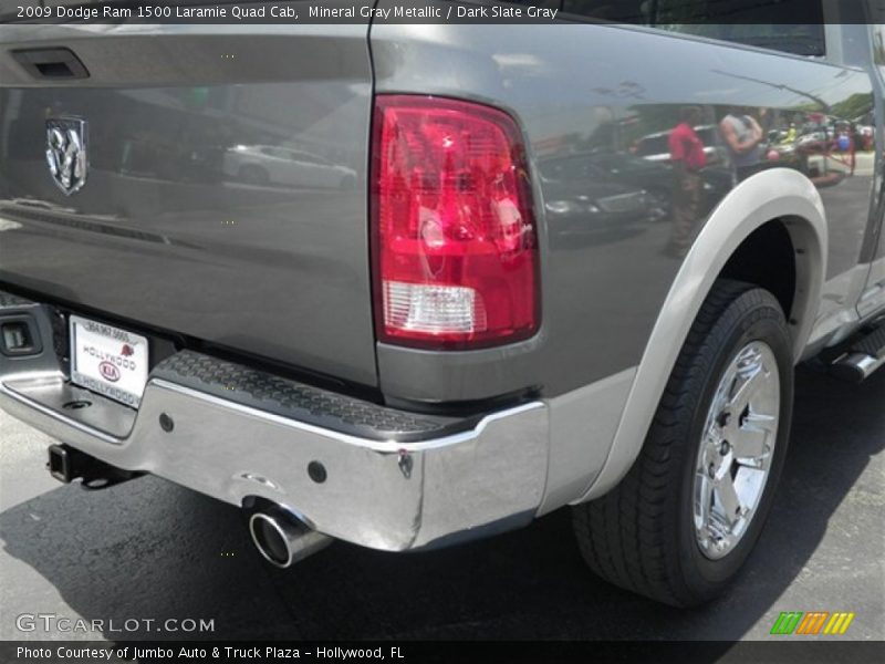 Mineral Gray Metallic / Dark Slate Gray 2009 Dodge Ram 1500 Laramie Quad Cab