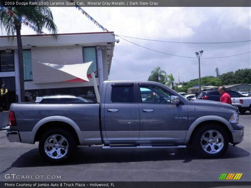 Mineral Gray Metallic / Dark Slate Gray 2009 Dodge Ram 1500 Laramie Quad Cab
