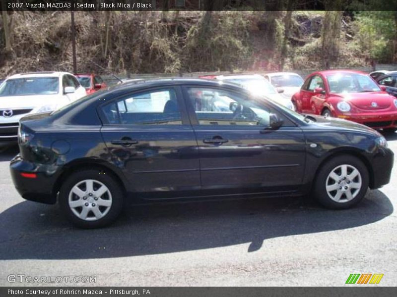 Black Mica / Black 2007 Mazda MAZDA3 i Sedan