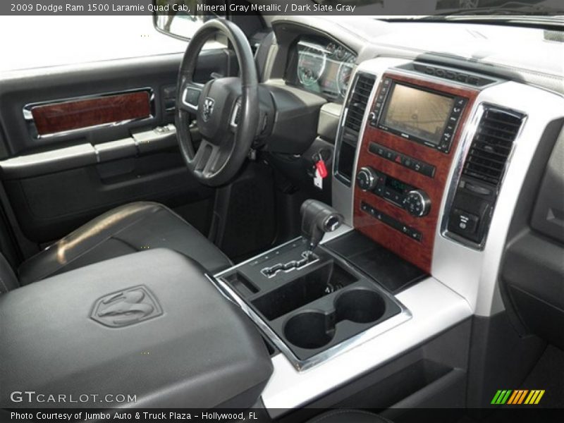 Mineral Gray Metallic / Dark Slate Gray 2009 Dodge Ram 1500 Laramie Quad Cab
