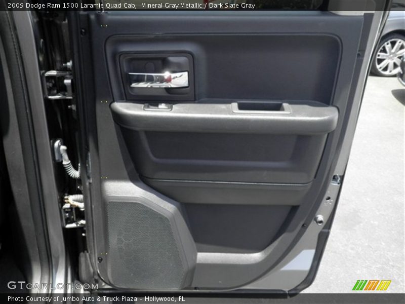 Mineral Gray Metallic / Dark Slate Gray 2009 Dodge Ram 1500 Laramie Quad Cab