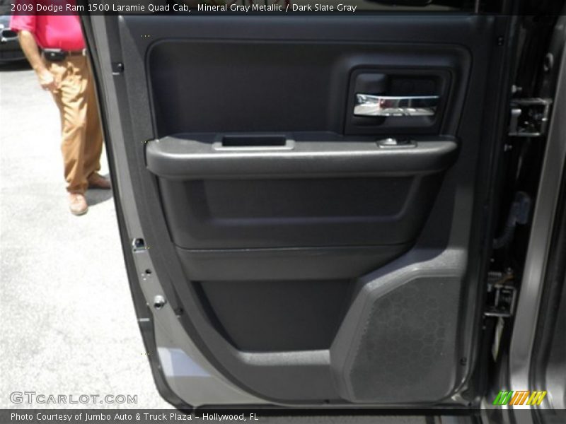 Mineral Gray Metallic / Dark Slate Gray 2009 Dodge Ram 1500 Laramie Quad Cab