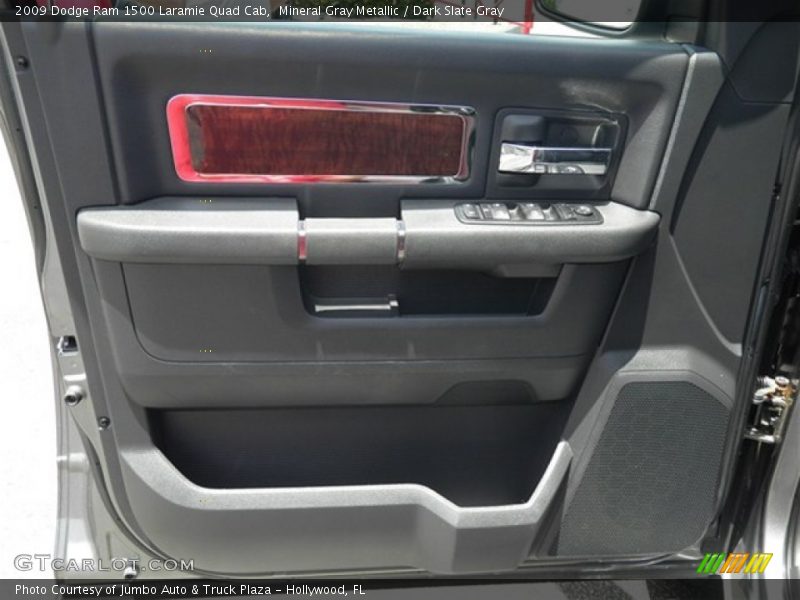 Mineral Gray Metallic / Dark Slate Gray 2009 Dodge Ram 1500 Laramie Quad Cab