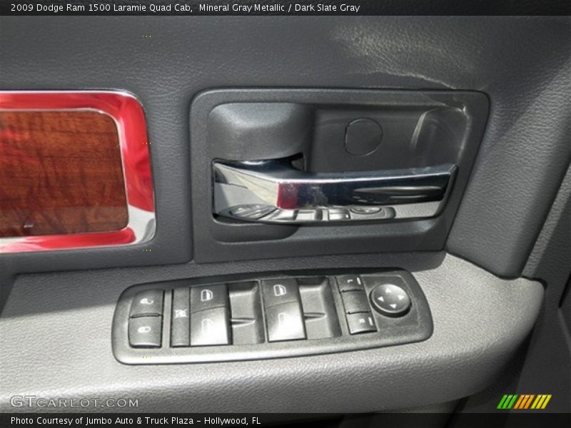 Mineral Gray Metallic / Dark Slate Gray 2009 Dodge Ram 1500 Laramie Quad Cab