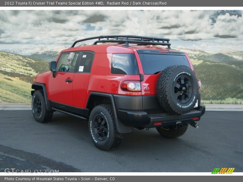 Radiant Red / Dark Charcoal/Red 2012 Toyota FJ Cruiser Trail Teams Special Edition 4WD