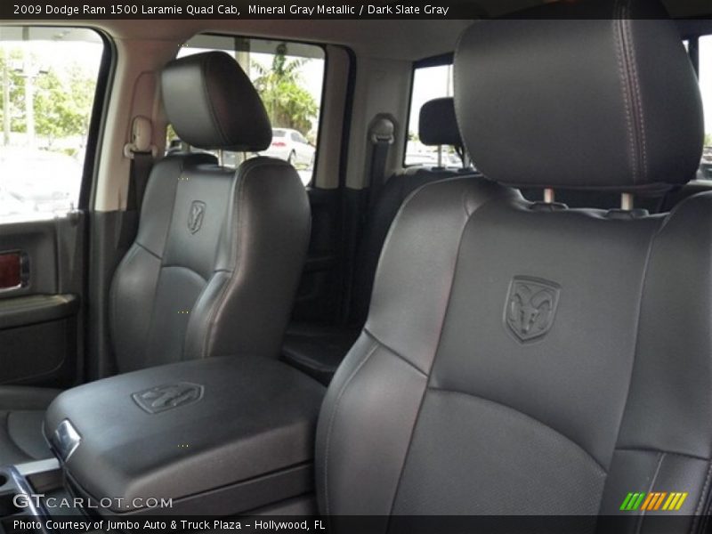 Mineral Gray Metallic / Dark Slate Gray 2009 Dodge Ram 1500 Laramie Quad Cab