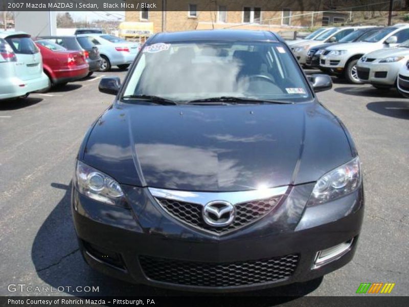Black Mica / Black 2007 Mazda MAZDA3 i Sedan