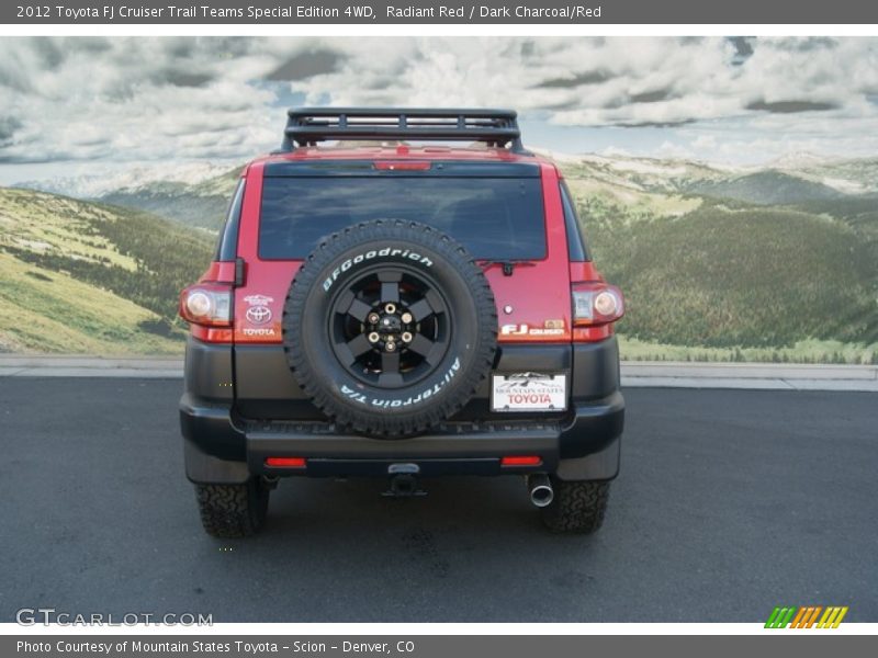 Radiant Red / Dark Charcoal/Red 2012 Toyota FJ Cruiser Trail Teams Special Edition 4WD