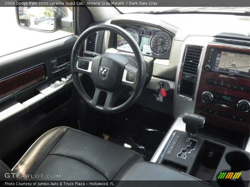 Mineral Gray Metallic / Dark Slate Gray 2009 Dodge Ram 1500 Laramie Quad Cab