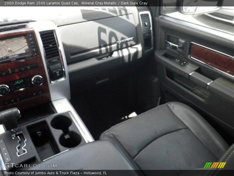 Mineral Gray Metallic / Dark Slate Gray 2009 Dodge Ram 1500 Laramie Quad Cab