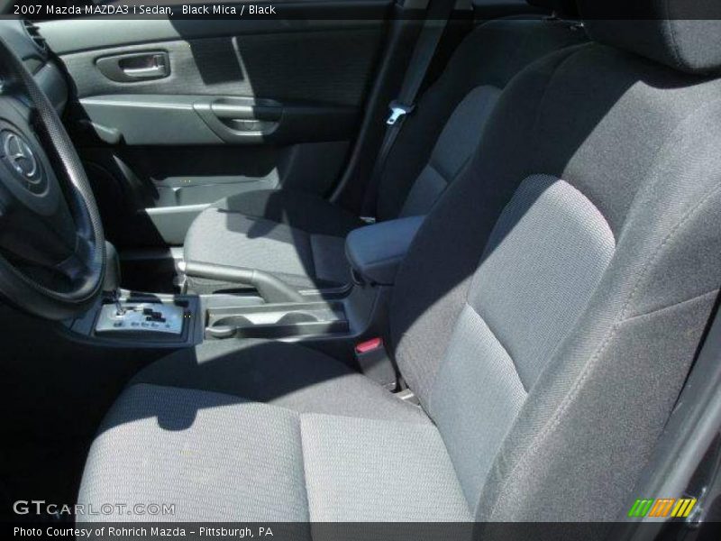 Black Mica / Black 2007 Mazda MAZDA3 i Sedan