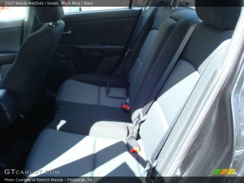 Black Mica / Black 2007 Mazda MAZDA3 i Sedan
