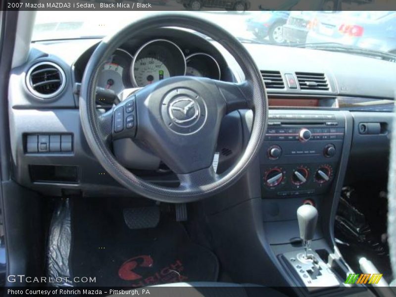 Black Mica / Black 2007 Mazda MAZDA3 i Sedan