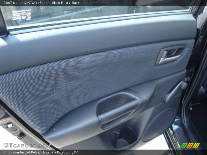 Black Mica / Black 2007 Mazda MAZDA3 i Sedan